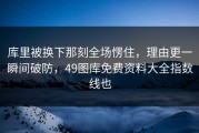 库里被换下那刻全场愣住，理由更一瞬间破防，49图库免费资料大全指数线也